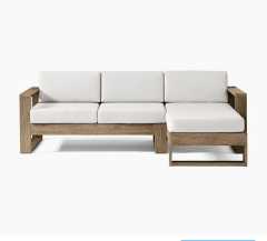 ODUNS Lotus Bahçe Balkon Teras Ahşap Köşe Koltuk