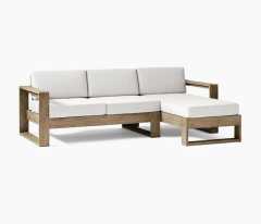 ODUNS Lotus Bahçe Balkon Teras Ahşap Köşe Koltuk