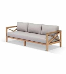 ODUNS Bellatrix 3+2+1 Bahçe Balkon Teras Ahşap Oturma Grubu