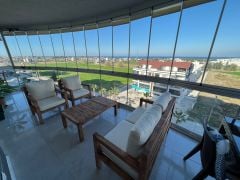 ODUNS Trian 2+1+1 Bahçe Balkon Teras Ahşap Oturma Grubu