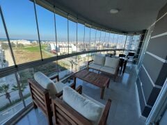 ODUNS Trian 2+1+1 Bahçe Balkon Teras Ahşap Oturma Grubu